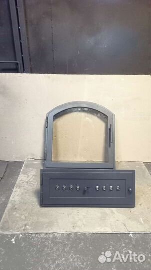 Дверца для печки со стеклом