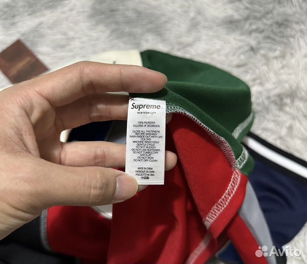 Supreme Patchwork Baseball Jersey x Mitchell&Ness