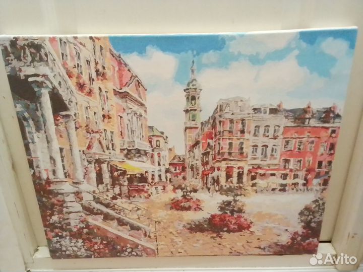 Картины по номерам раскрашенная