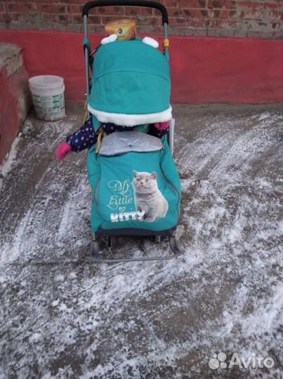 Санки коляска ника