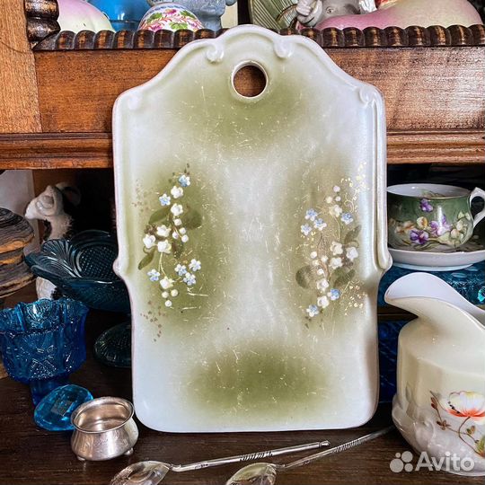 Сырная доска ландыши СССР бывш.фабр. Гарднера