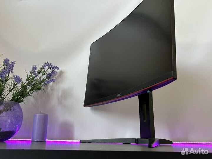Игровой Изогнутый Монитор Aoc 24
