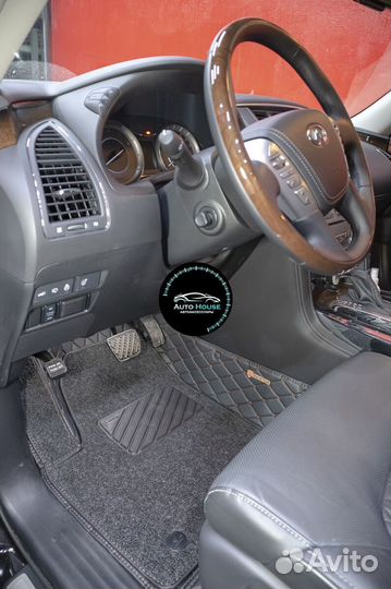 3Д ковры из экокожи для Infiniti QX 80