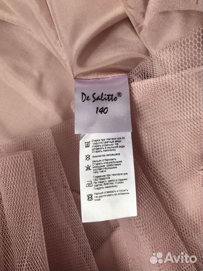 Нарядное платье для девочки DE Salitto 140