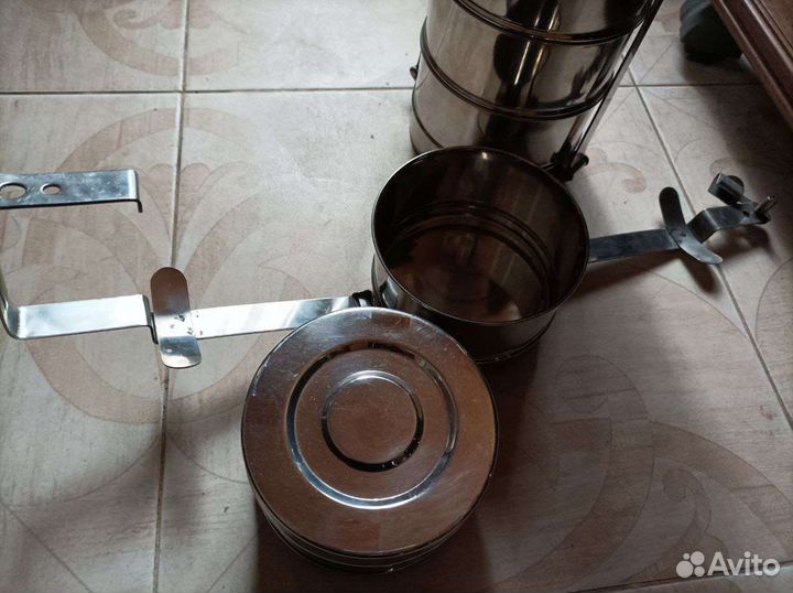 Ланчбокс из нержавейки для активного отдыха