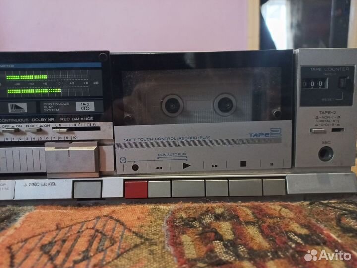 Кассетная дека hitachi