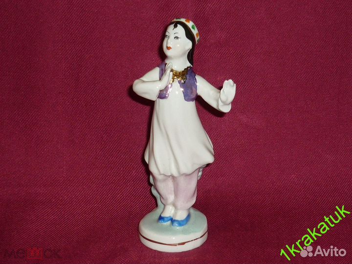 Девочка юная узбечка дулево 1957г Малышева