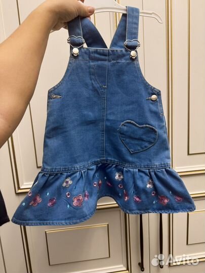 Сарафан джинсовый для девочки 98