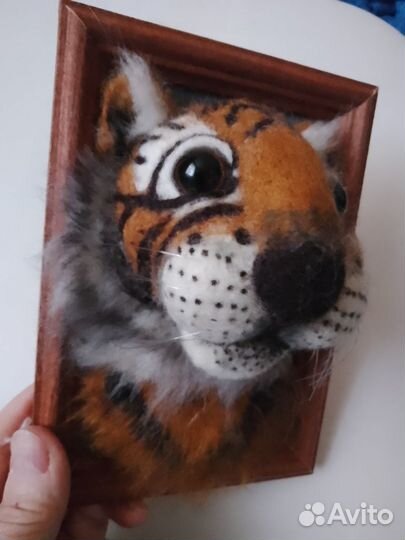 Валяная игрушка в рамочке