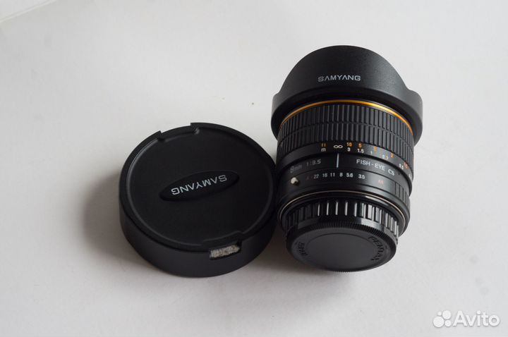 Fishe-eye Samyang 8mm/3.5 Pentax PK