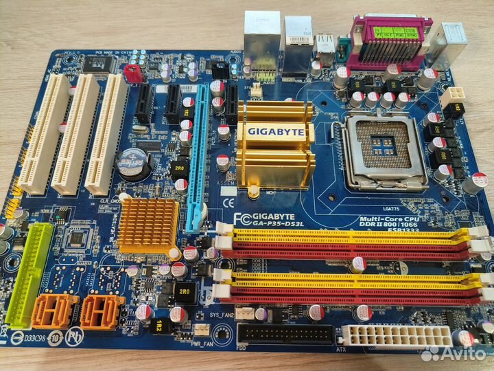 Материнская плата GA-P35-DS3L 775 сокет