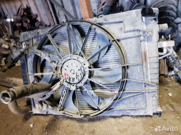 Диффузор вентилятор Kia sportage II G4GC МКПП