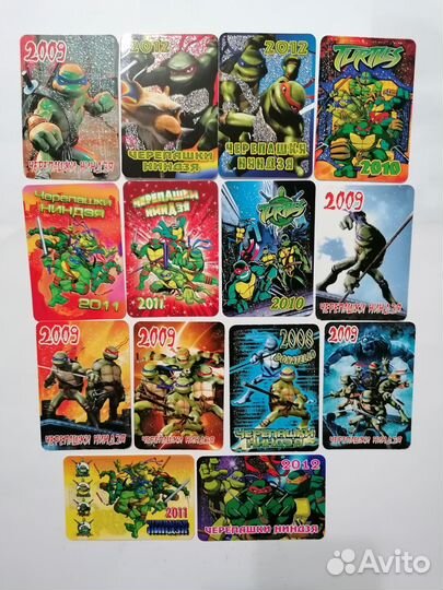 Календарики Черепашки Ниндзя