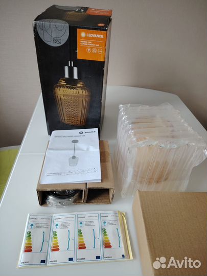 Винтажный светильник подвесной