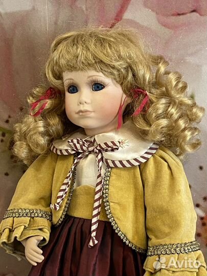 Коллекционная кукла. Винтаж. Финляндия. 47 см