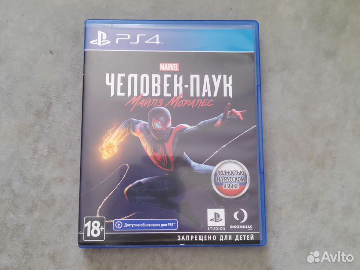 Человек паук майлз моралес ps4