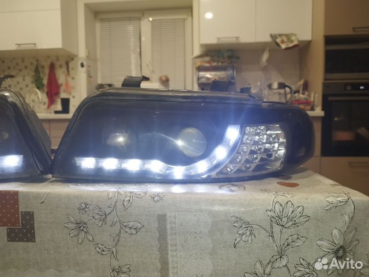 Тюнинг фары audi a4 b5