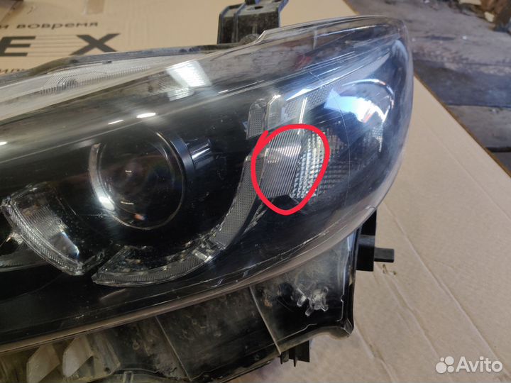 Фары передние оригинал LED AFS Мазда 6 GJ