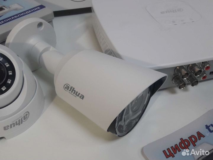 Видеонаблюдение Dahua 4Mп 3 камеры