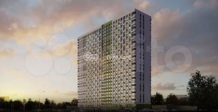 Квартира-студия, 24,1 м², 19/27 эт.