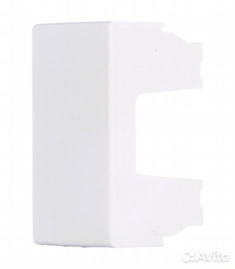 Заглушка для кабель-канала Viva 45016 белая под 1