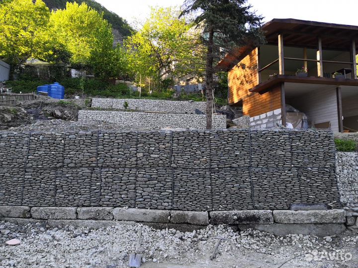 Габионы, матрацы рено, геотекстиль с доставкой