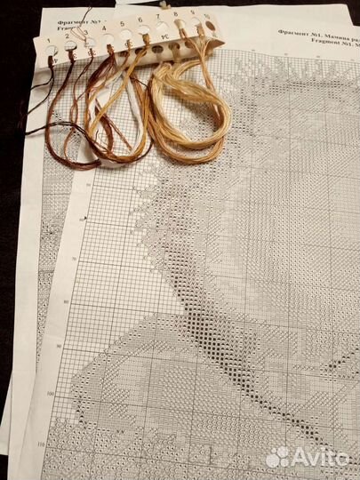 Набор для вышивания крестом золотое руно