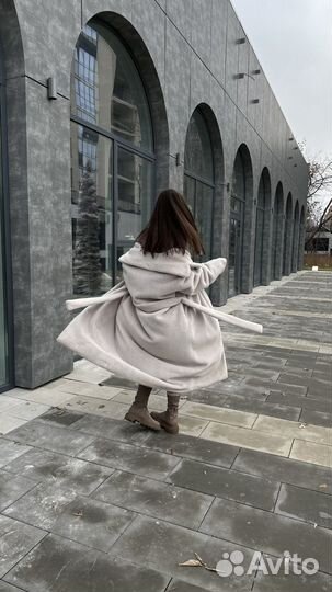 Шуба из эко меха