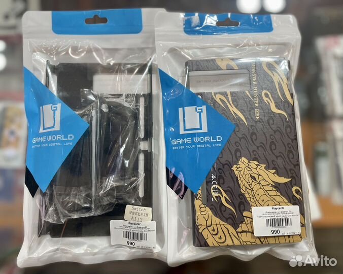 Пластиковый чехол Monster Hunter для Switch