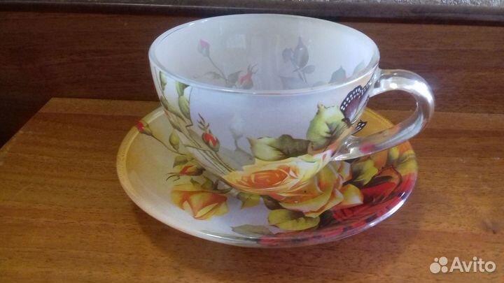 Чашка с блюдцем формы Olaff