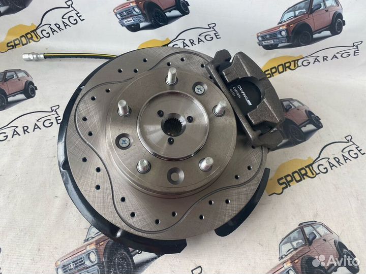 Усиленные ступицы с тормозами Соболь Sport на Ниву