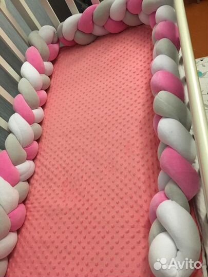 Бортик косичка