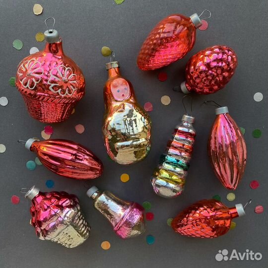 Елочные игрушки СССР
