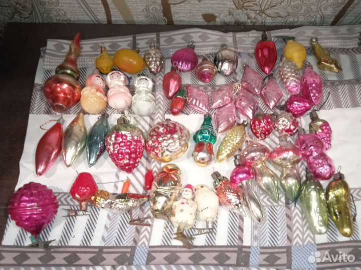 Елочные игрушки СССР