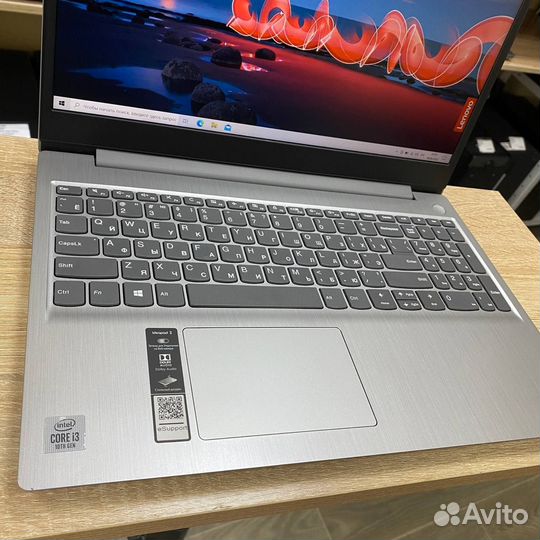 Ноутбук Lenovo Core i3 10Th, 8Gb, SSD - рассрочка