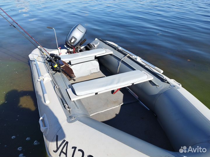 Badger 370 yamaha 15 plus прицеп