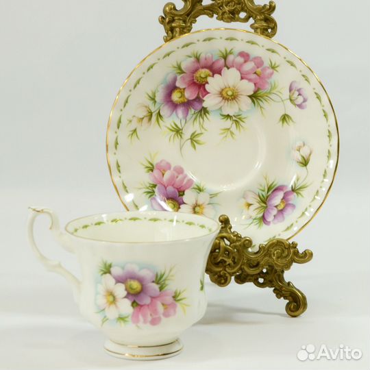 Royal Albert Англия Чай пара цветок месяц Октяб