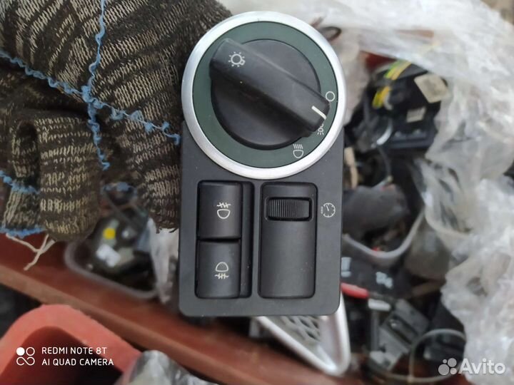Переключатель света фар range rover