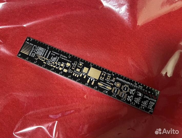 DIY линейка PCB 15см