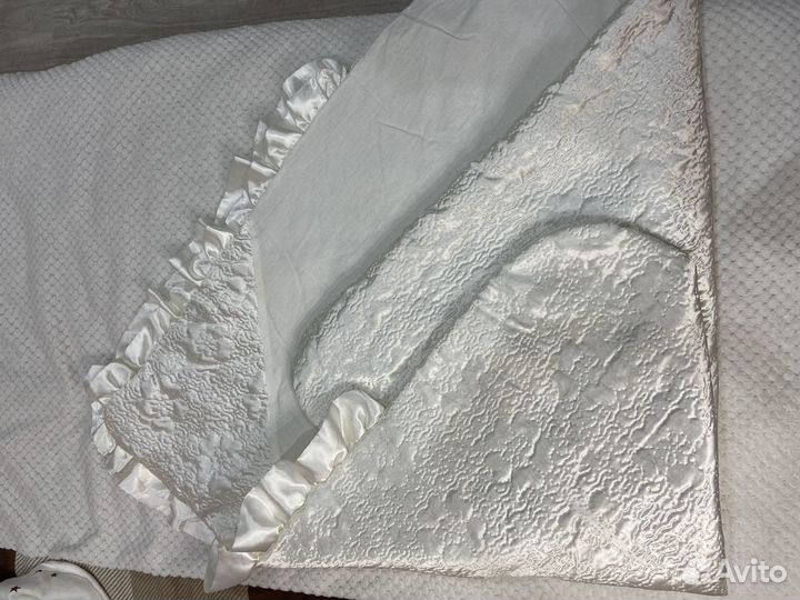 Конверт одеяло на выписку, в коляску