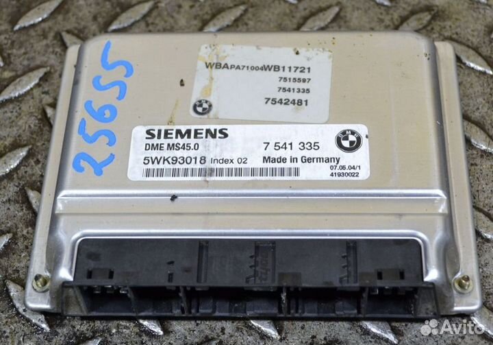 Блок управления двс BMW Х3 I E83 2.5i M54B25
