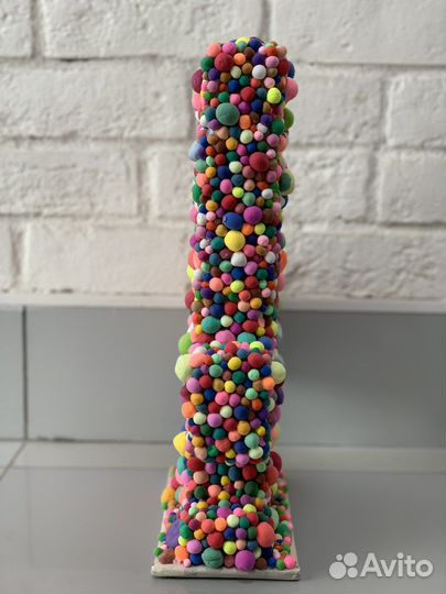 Объемная цифра 4 на день рождения