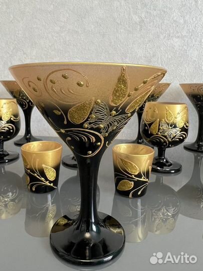 Бокалы из цветного стекла