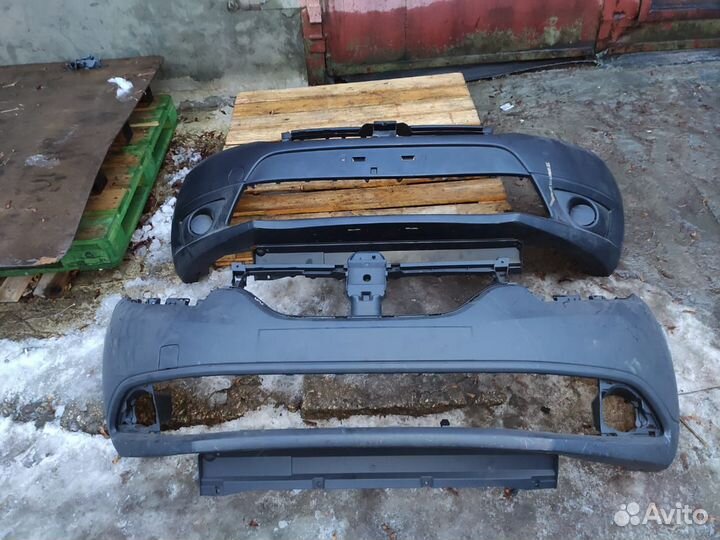 Бампер передний Рено Логан 2