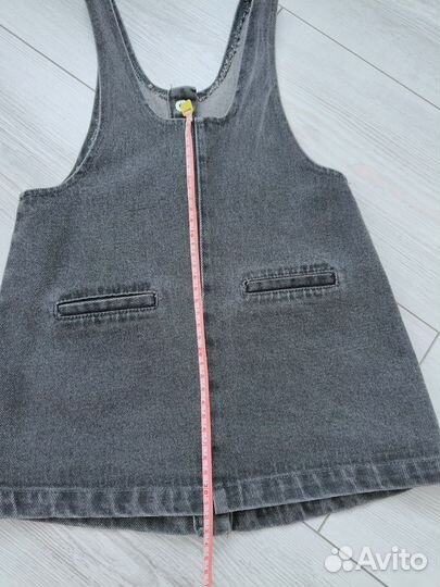 Джинсовый сарафан для девочки 92