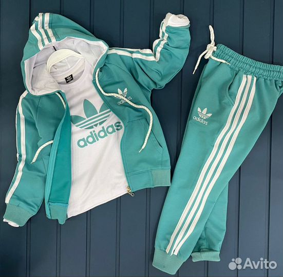Спортивный детский новый костюм, Adidas, Турция