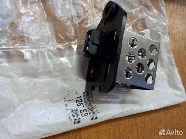 Резистор вентилятора отопителя citroen peugeot