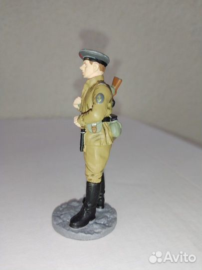 Модель солдатик Боец морской пехоты оловянный