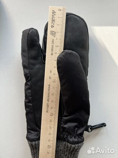 Варежки-краги-трехпалки для верховой езды