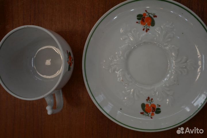 Фарфоровый кофейный сервиз- вербилки